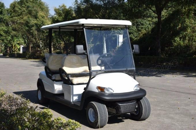 Tipo carrinho barato do combustível do certificado do CE do golfe dos passageiros brancos bondes do modelo 4 dos carrinhos de golfe para a venda